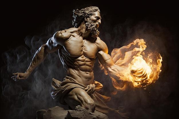 What is the theme of the story of Prometheus? 
