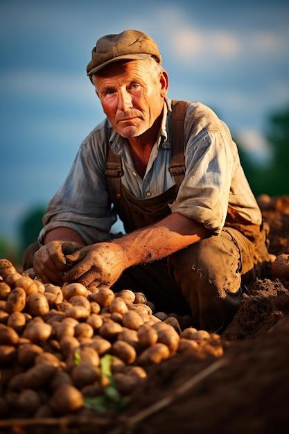 What are the top 5 potato producing states in the US? 