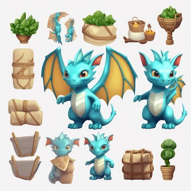 What are the categories of dragons in Dragon City? 