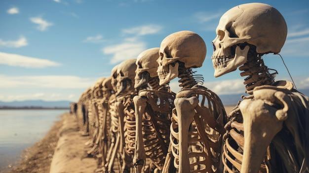 What do skeletons symbolize? 