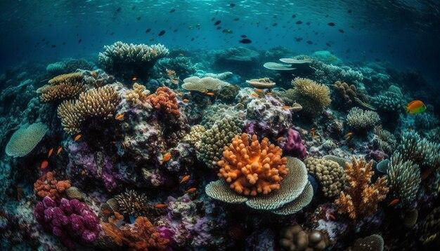 What are the biotic factors in the Great Barrier Reef? 