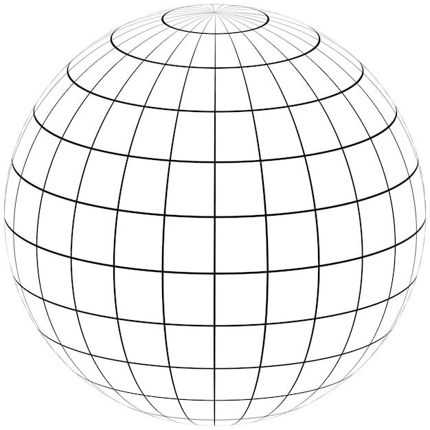What are the imaginary lines on the globe? 