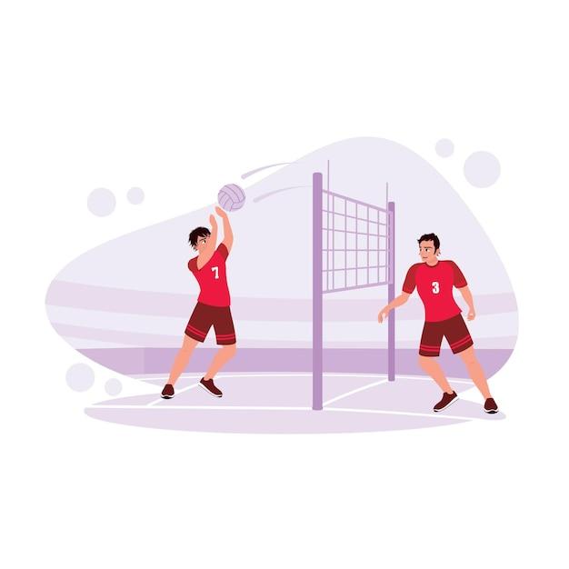 What are the rules regarding passing the ball in volleyball? 
