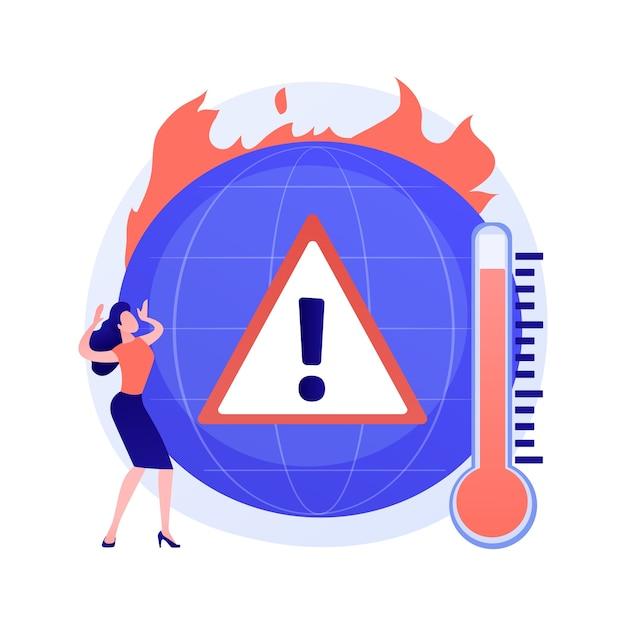 What climate has the largest annual temperature range? 