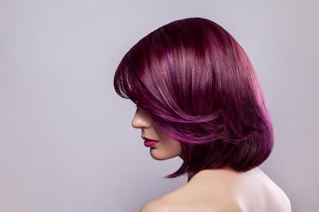 What color do you get when you mix red and purple hair dye? 
