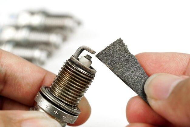 What do fouled spark plugs look like? 