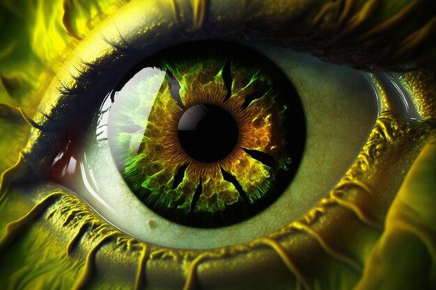 What do green eyes mean spiritually? 
