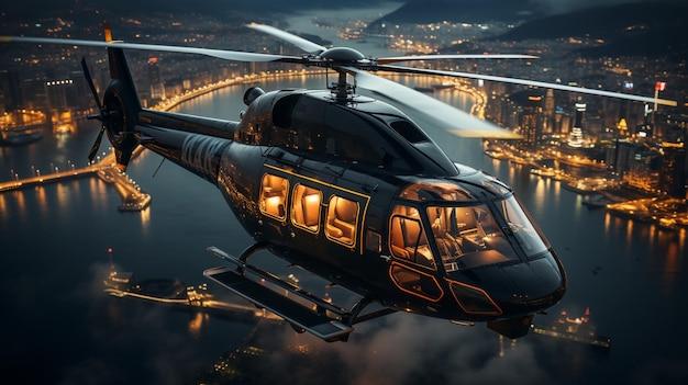What does it mean when a helicopter is circling at night? 
