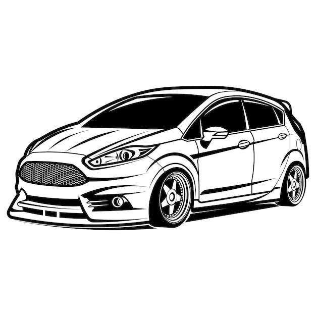 What does the ECO button do on a Ford Fiesta? 