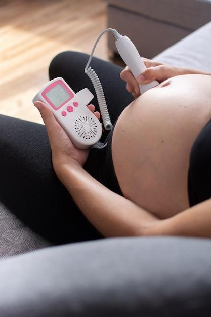 What does the placenta sound like on a Doppler? 