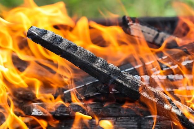 What energy transformation occurs when wood is burned? 