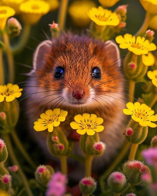 What flowers do mice eat? 