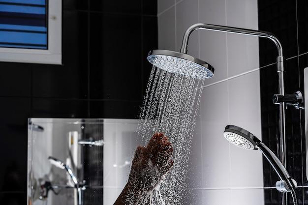 What happens if you shower in non-potable water? 