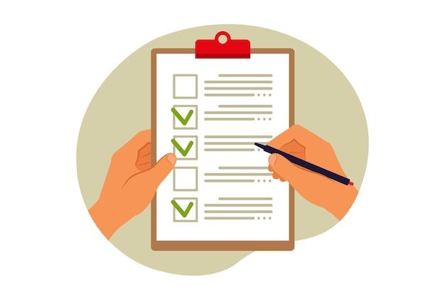 What is a checklist questionnaire? 