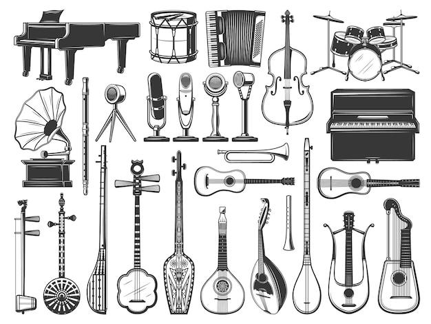 What is drum and lyre instrument? 