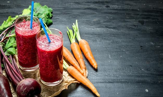 What is the best time to drink beetroot and carrot juice? 