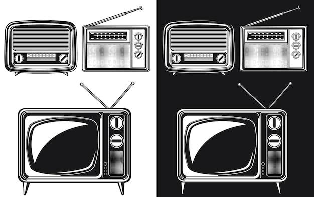 What is the difference between radio and television? 