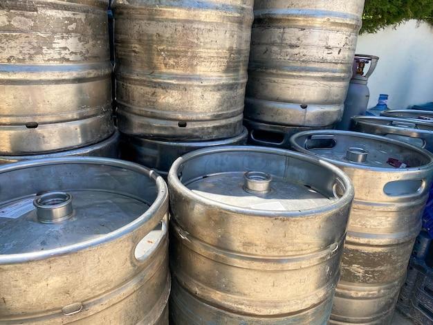 When was keg beer invented? 