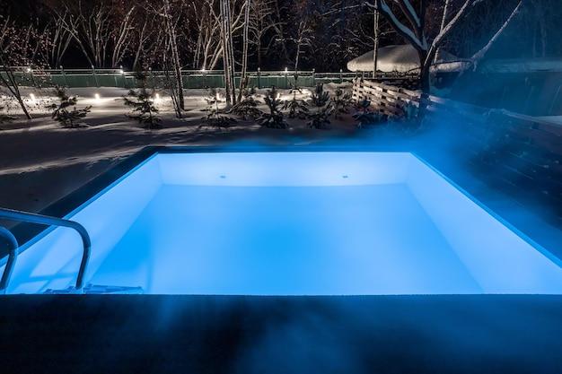 Why are pools warmer at night? 