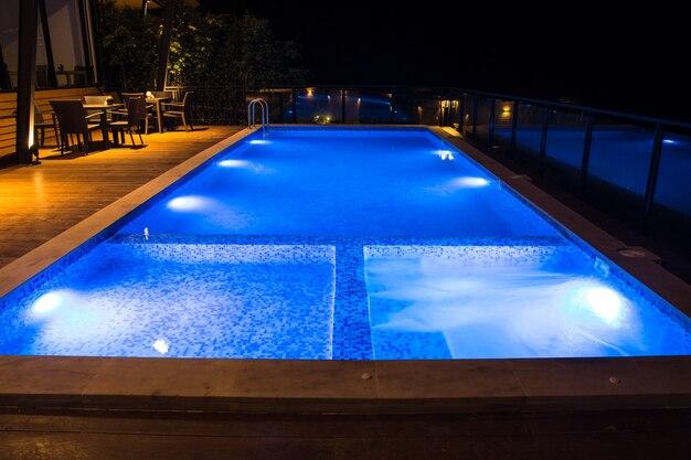 Why are pools warmer at night? 