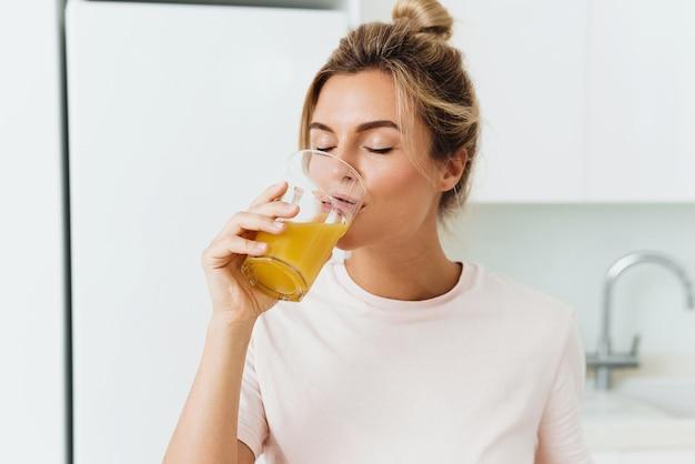 Why do I get phlegm after drinking orange juice? 