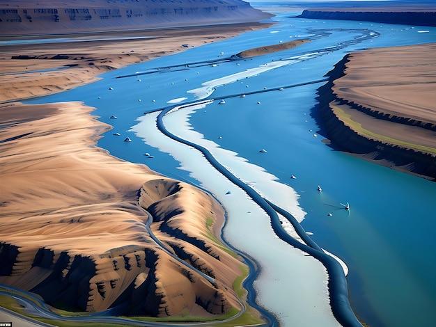 Why does the Colorado River no longer reach the ocean? 