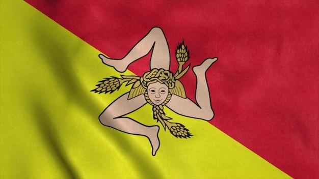 Why does the Sicilian flag have Medusa? 
