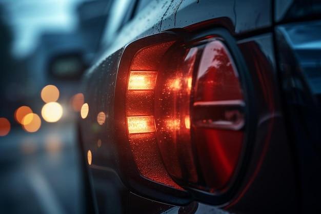 What does it mean when the brake light comes on and off? 